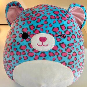 16 Inch Squishmallows Plush Chelsea the Blue Leopard